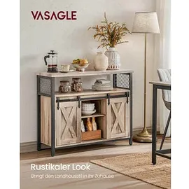 VASAGLE Sideboard, LSC092B50 natur 100,0 x 33,0 x 80,0 cm