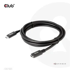 Club 3D USB-Typ-C Gen1 Verlängerungskabel 5Gbps 60W(20V/3A) 4K60Hz St./B 2m
