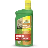 NEUDORFF RasenDünger Moos- & UnkrautStopp – Rasendünger mit Eisen und Kalium sorgt für einen dichten, grünen Rasen ohne Moos und Unkraut, 1 Liter für 100 m2