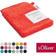 s.Oliver Waschhandschuh 16 x 21 cm rot