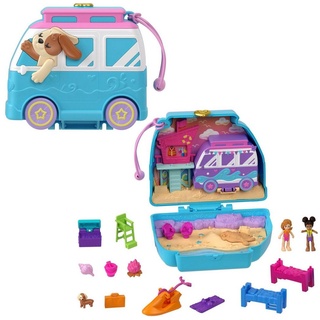 POLLY POCKET Urlaub am Hundestrand Schatulle