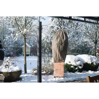 Videx Winterschutz Mega-Thermomantel, ca. Ø120/H250 cm x 120 cm Stein