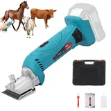 Schermaschine Pferd Schafschere für Makita 18V Akku, 6 Gang 35 Zähne Haustiermaschine Kabellos Ziege Pferd Haarschere Schaf Schermaschine Für alle Körperhaare (ohne Akku)