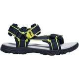 Jack Wolfskin Seven Seas 3 K Sandale, Blue/Lime, 29 EU
