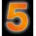 CONACORD Hausnummernleuchte 5 Orange