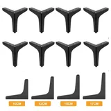 JOYOLEDER Möbelfuß Möbelfüße 10/13/15/17 cm Möbelbeine, (Schrank Sofa Couch Sockelfuß Möbelfüsse) schwarz 13 cm