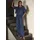 LASCANA Lounge-Hosen Homewearhose Blau/Meliert 48/50