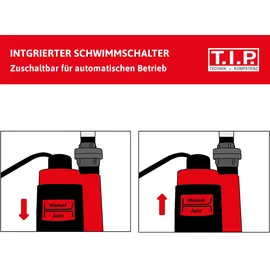 T.I.P. Schmutzwasserpumpe 13000 l/h 9m