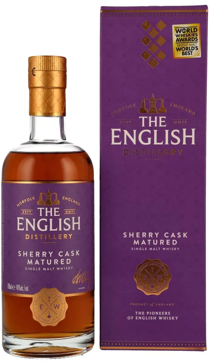 The English Distillery Sherry Cask Matured - English Single Malt...