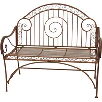 Garden Pleasure Gartenbank CAMEROON 950462 rostoptik Metall 112,0 cm