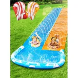 Wasserrutsche 685cm Rutsche Wasserbahn Gartenspaß Kinder Erwachsene
