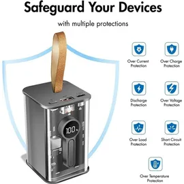 Logilink PA0307 Akkupack 20000 mAh Li-Ion Transparent