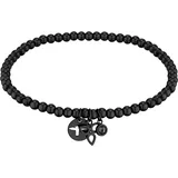 TAMARIS Armband Edelstahl schwarz TJ-0124-B-14 Größe 14
