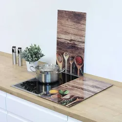 Haushalt International HI 28012 Herdabdeckplatten 2tlg Motiv Kochlöffel