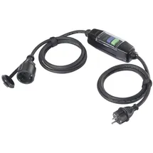 Sygonix SY-6052178 Personenschutz-Verlängerungskabel PRCD 230 V/AC Schwarz IP44