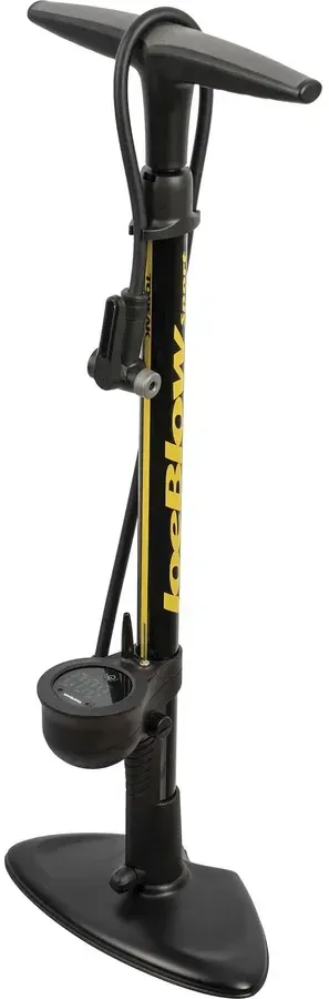 Topeak Standpumpe Joe Blow Sport Digital 2.0 schwarz/gelb 11 bar / 160 PSI