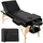 Tectake tectake® 3 Zonen Massageliege Breite 70 cm, Polsterung 10 cm mit Holzgestell, 218 x 102 x 90 cm