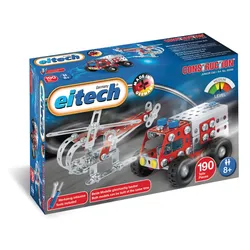 eitech - 00080 Feuerwehr Set - Helikopter&Löschwagen