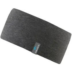 Stirnband CHILLOUTS "Eton Headband", Damen, grau (dunkelgrau), Baumwollmischung, meliert, klassisch,modisch,sportlich, Mützen, mit sportivem Look & weicher Baumwollmischung für aktiven Komfort