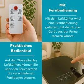 Lifetime Air Luftkühler 80 W, 4 L, Timer, weiß mobil