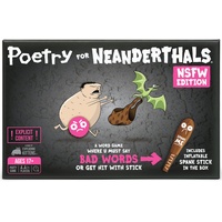 Exploding Kittens Poetry Neanderthals NSFW Edition by Card Games for Adults & Teens- Fun Party Games