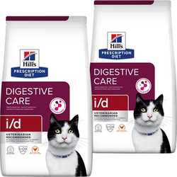 Hill's Prescription Diet I/D Digestive Care Katzenfutter mit Huhn 2 x 8 kg