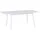 Beliani Esstisch Weiß 90 x 150 cm