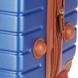 Brubaker Paris 4-Rollen 76,5 cm / 100 l blau/braun