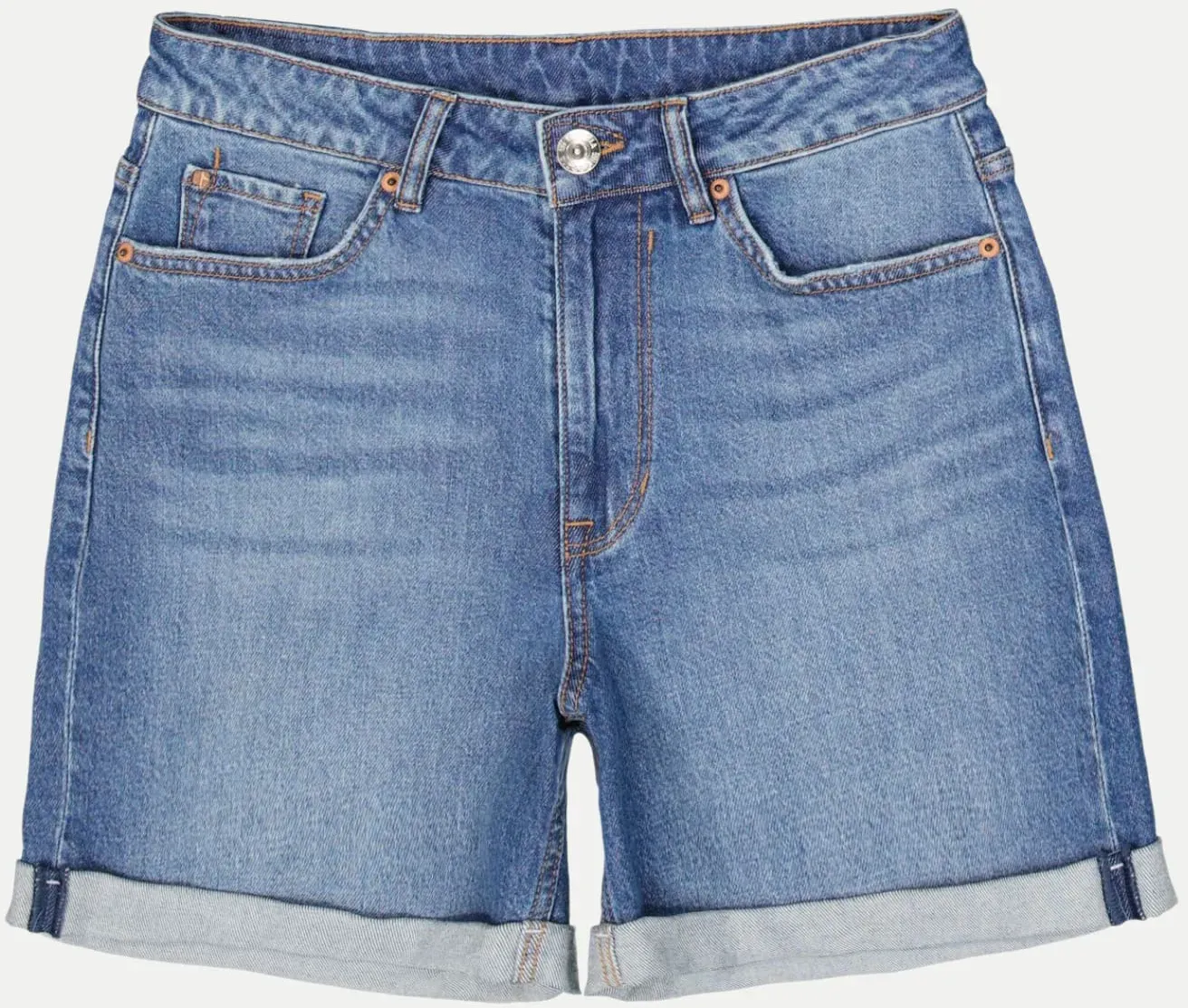Wide-Leg Jeansshorts Isabella Blau 29