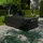 Juskys Gartenmöbel Abdeckung 300 x 200 x 90 cm Schwarz