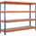Schulte Lagertechnik Weitspannregal Holz/Spanplatte 245 x 198,1 cm blau