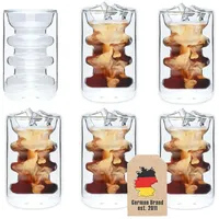 Intirilife Doppelwandiges Teeglas 0,19 l 6-tlg.