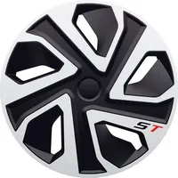 Auto-Style Satz J-Tec Radzierblenden ST 16-Zoll Silber/Schwarz