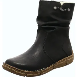 Rieker Damen Klassische Stiefeletten Z3771, Frauen Stiefeletten,Winterschuhe,gefüttert,Boots,Stiefel,Bootee,Booties,schwarz (00),39 EU | Gr.: 39