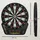 Homcom Elektronische Dartscheibe Dartboard Soundeffekte LED Anzeige 27 Spiele