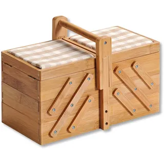 KESPER KESPER® Nähkästchen, FSC®-zertifizierter Bambus braun