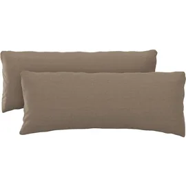 sit&more Polsterauflage 65 x 25 x 10 cm grau 2-tlg.