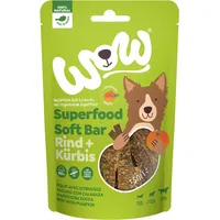 Wow Superfood Soft Bar Rind mit Kürbis