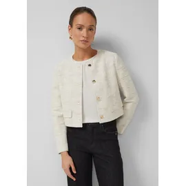 s.Oliver Boucléjacke mit Glitzergarn Beige M