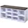 Hti-Living Schuhbank 104 x 48 x 30 cm weiß / weiß