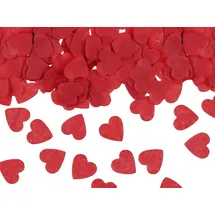 Partydeco Konfetti Herzen 1,6x1,6 cm 15 g Rot