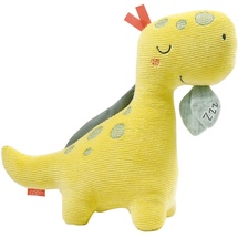 Fehn Dino mit „Glow-in-the-dark“-Bestickung – Nachtlicht-Modul, für Babys & Kleinkinder ab 0+ Monaten, Grün, 00051056
