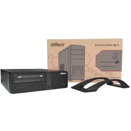 Differo Desktop-PC Intel Core i3-12100 4,3 GHz 16 GB RAM 500 GB SSD
