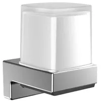 EMCO cue Sensor-Seifenspender, satiniert, chrom, mit aufladbarem Akku, 322100101