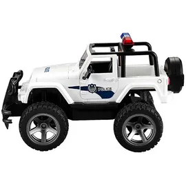 Double Eagle RC-Auto Jeep Polizei 1:12 CH RTR weiß (E550-003)