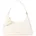 Umhängetasche Kunstleder Beige/Weiß
