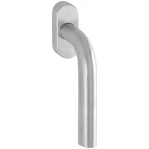 HOPPE DF-Fenstergriff Bonn E050/U30 mit ovaler Rosette,VK7x35 F69 matt gebürstet