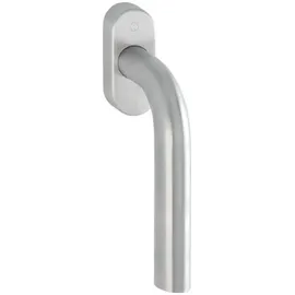 HOPPE DF-Fenstergriff Bonn E050/U30 mit ovaler Rosette,VK7x35 F69 matt gebürstet