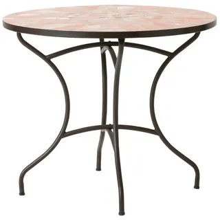 Dehner Mosaiktisch Ø 90 x 75 cm braun/Apricot