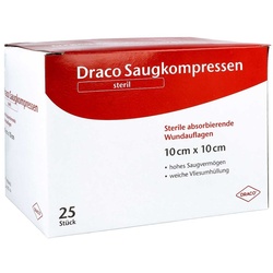 Saugkompressen steril 10x10cm Draco